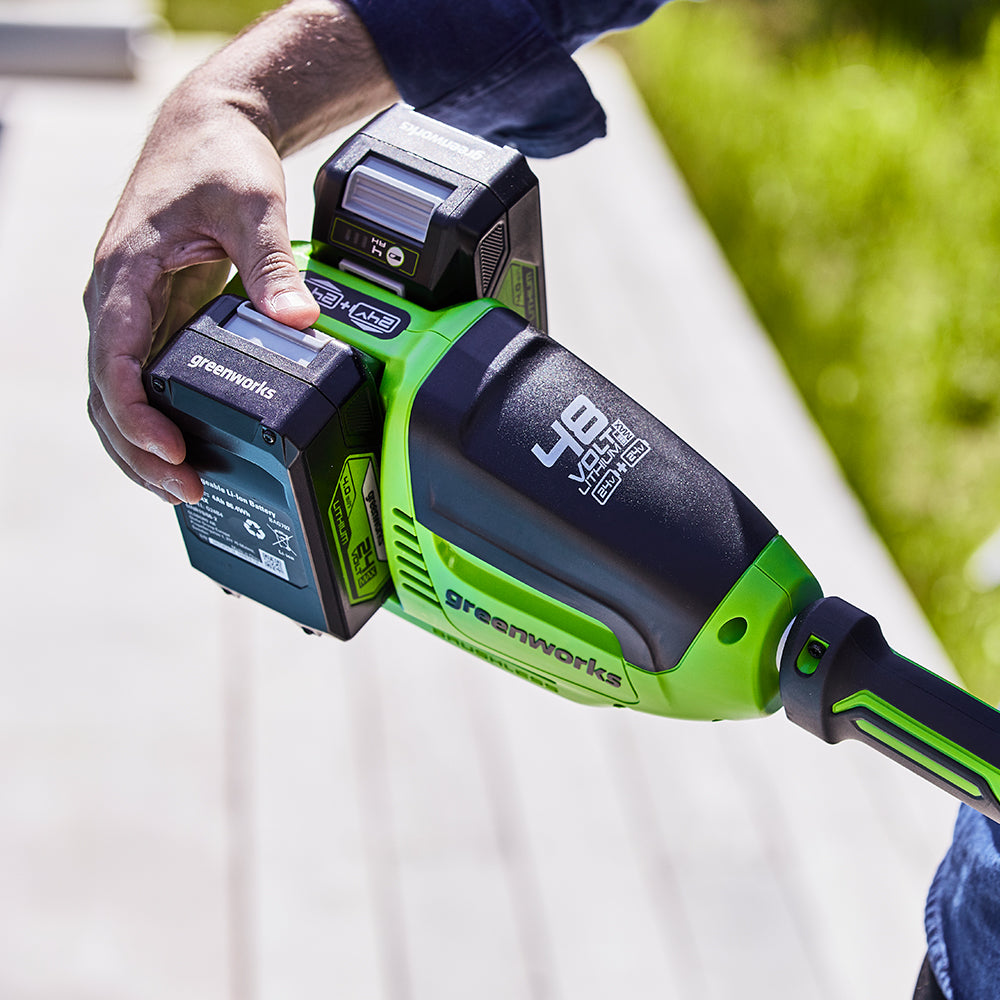 POWERALL 48V (24V x 2) Coupe-bordure 40cm - 2x Batteries 4Ah