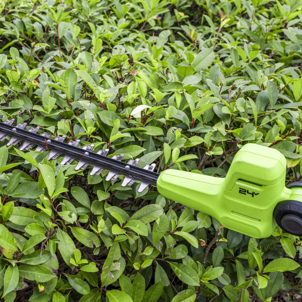 POWERALL 24V Taille-haies sur perche 51cm Gen. II - Batterie 2Ah