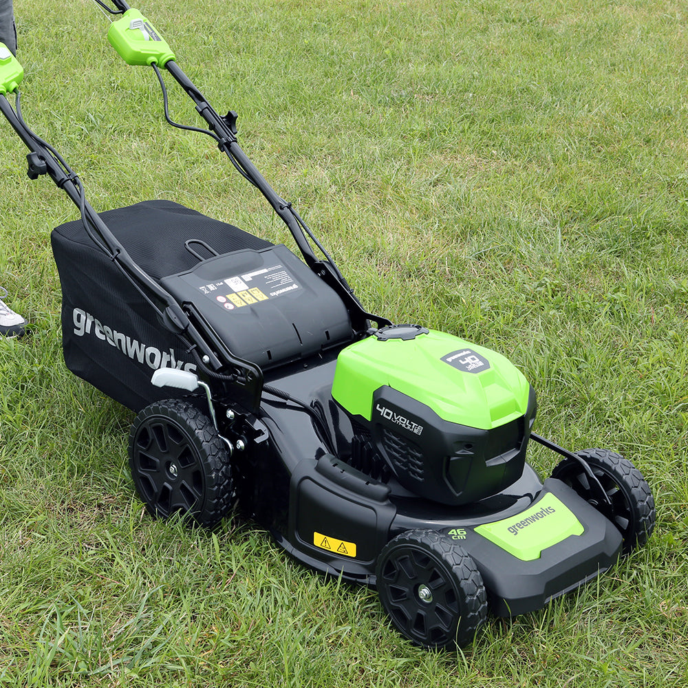 40V Tondeuse 46cm Autotractée - Batterie 4Ah