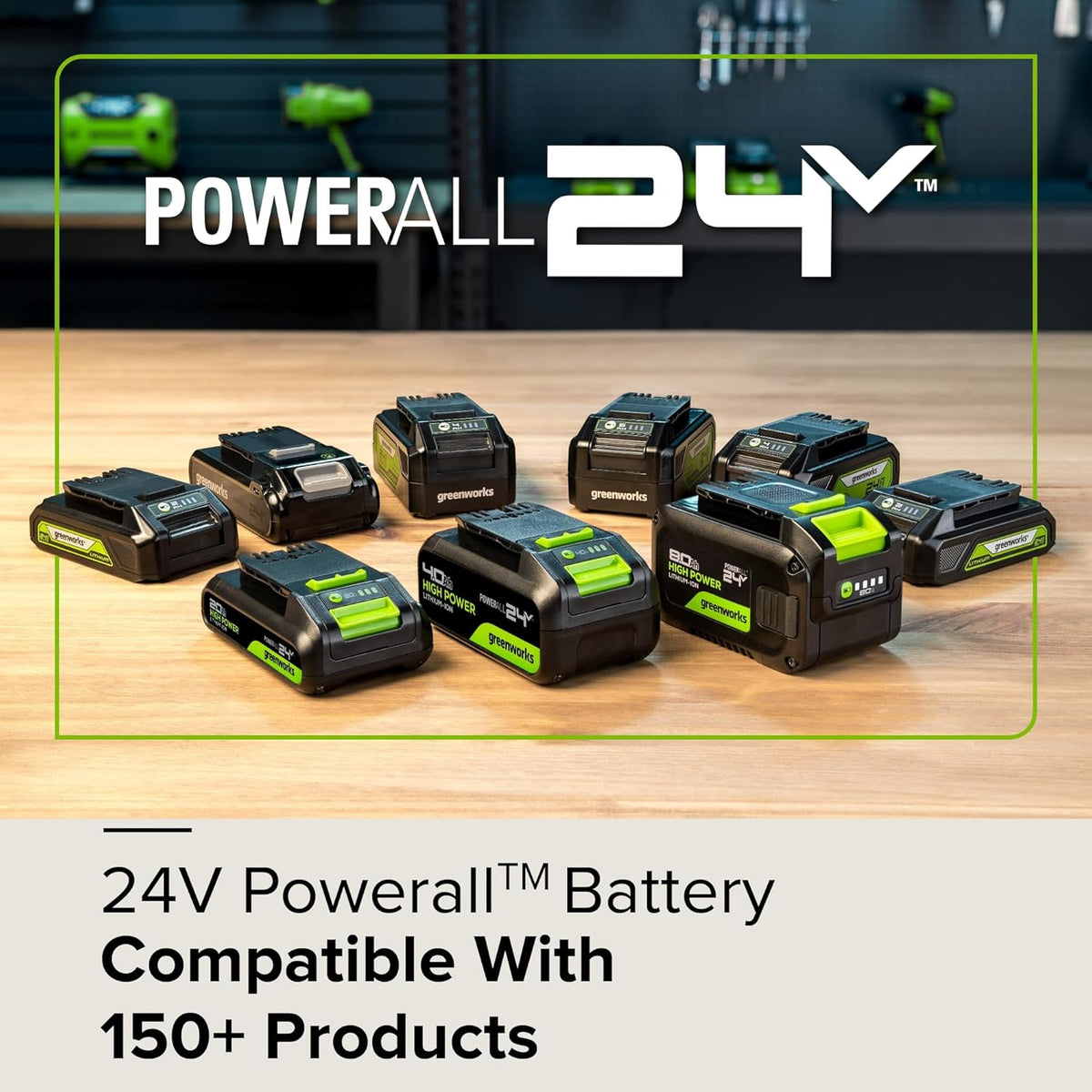 POWERALL 24V Batterie haute performance 2Ah
