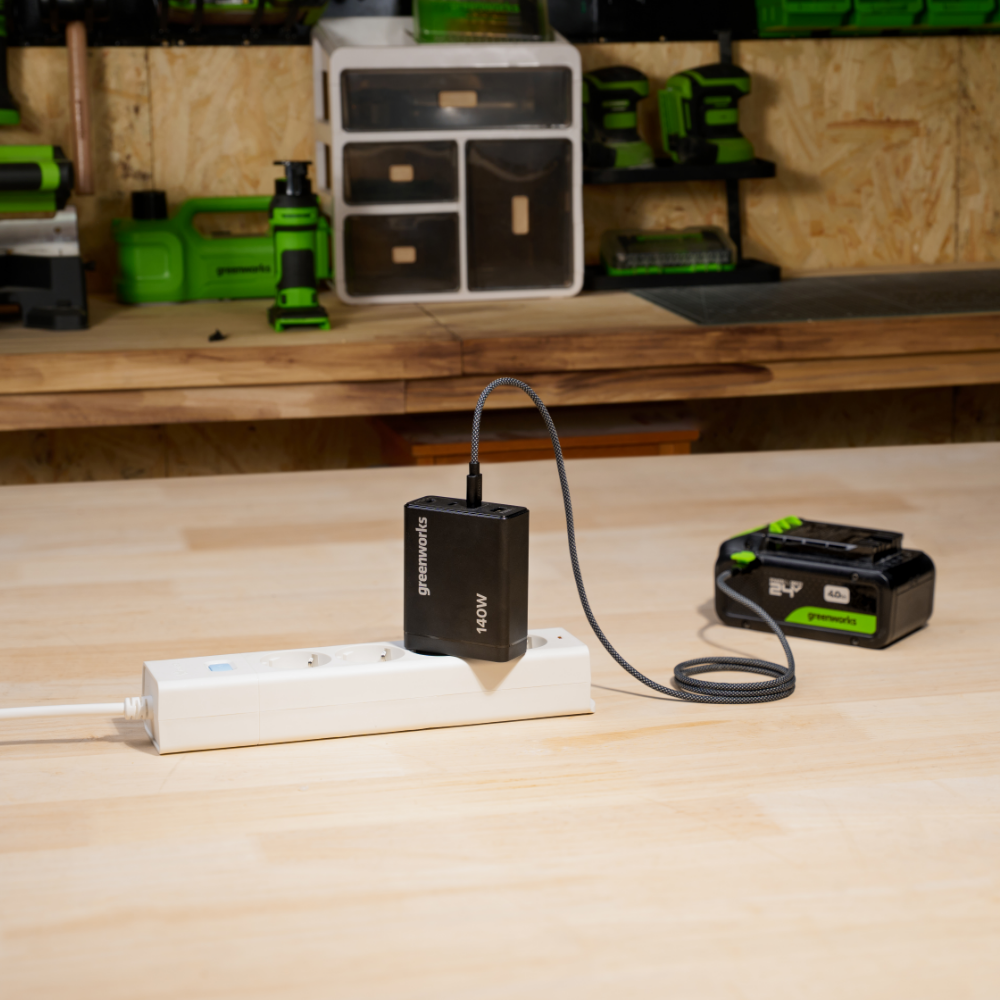 POWERALL 24V Kit de Démarrage 2x Batteries USB-C 4Ah + Chargeur 140W