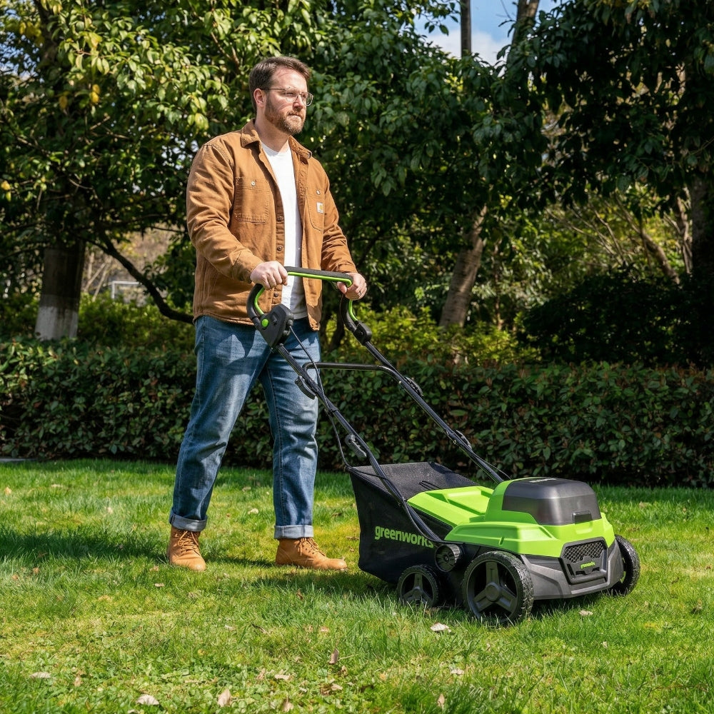 POWERALL 48V (24V x 2) Déchaumeuse / Scarificateur 2-en-1 38cm - Sans batterie
