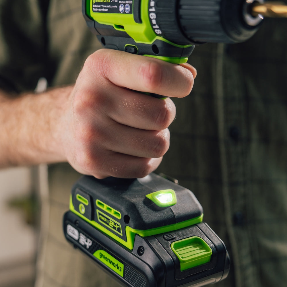 POWERALL 24V Perceuse 35Nm - Batterie 2Ah