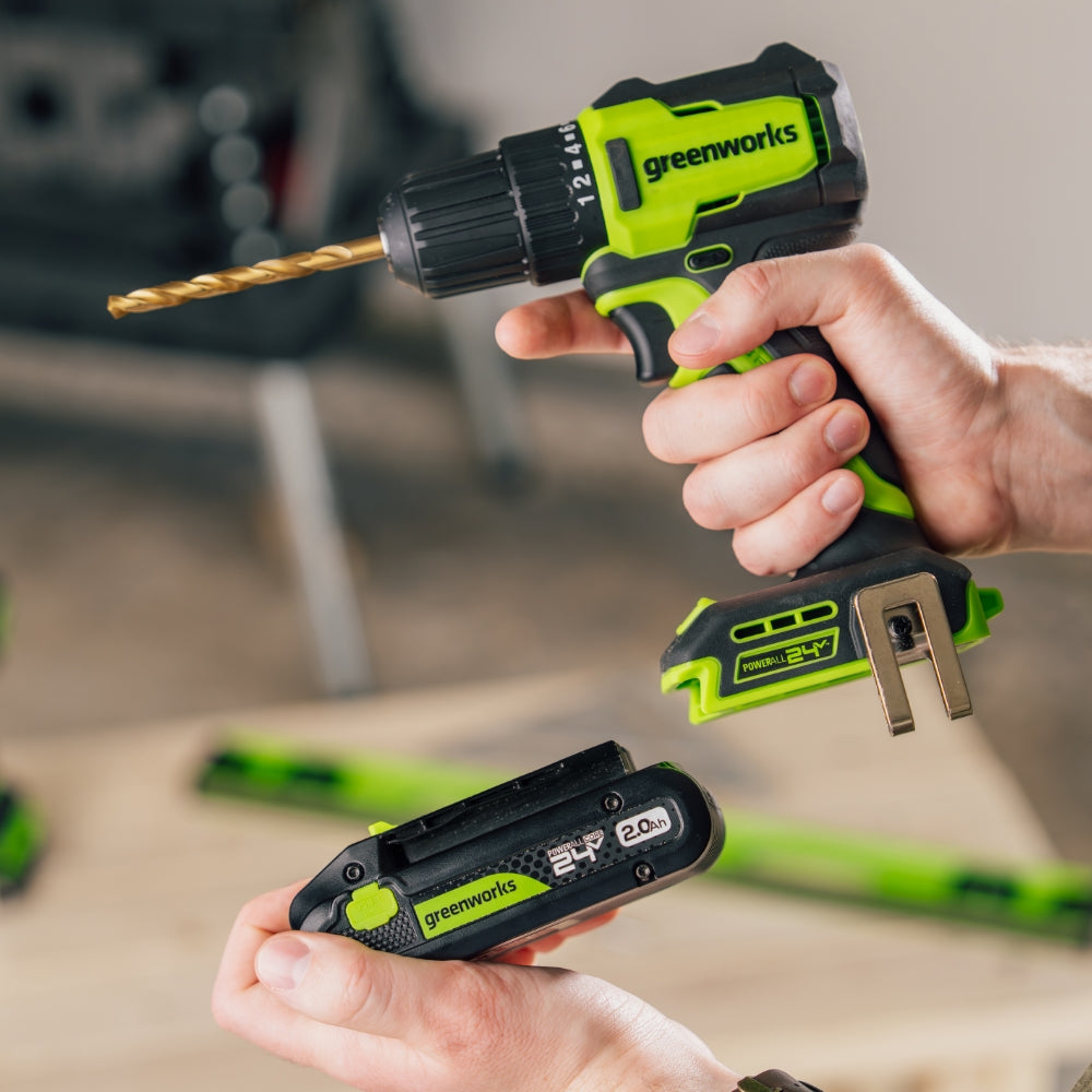 POWERALL 24V Perceuse 35Nm - Batterie 2Ah