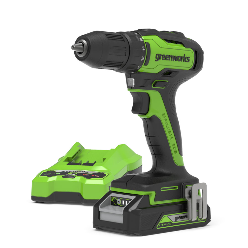 POWERALL 24V Perceuse 35Nm - Batterie 2Ah