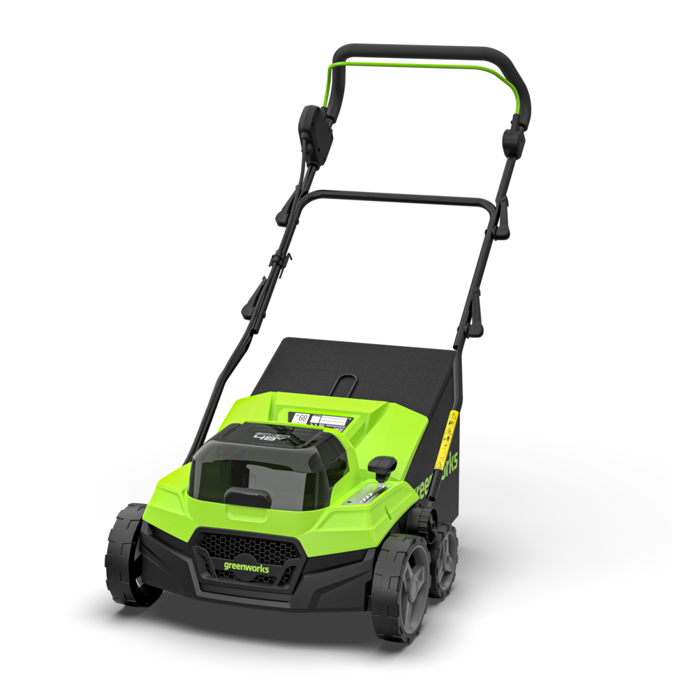 POWERALL 48V (24V x 2) Déchaumeuse / Scarificateur 2-en-1 38cm - Sans batterie