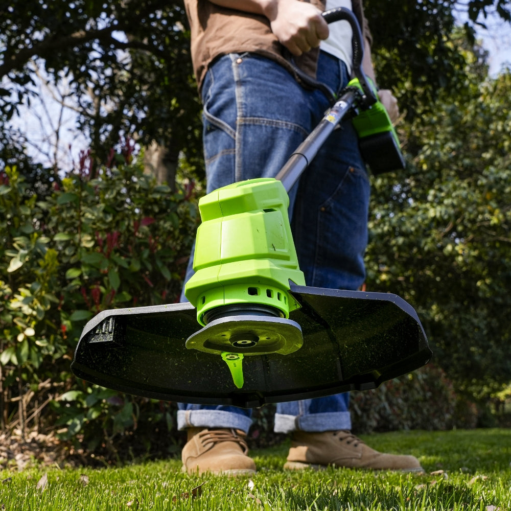 POWERALL 24V Tondeuse 36cm + Coupe-bordure 25cm + Taille-haie 56cm Kit