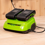 POWERALL 24V Chargeur double emplacement 8A