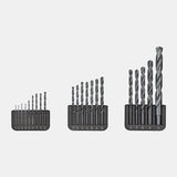 Jeu de forets 21 pcs - Oxyde noir