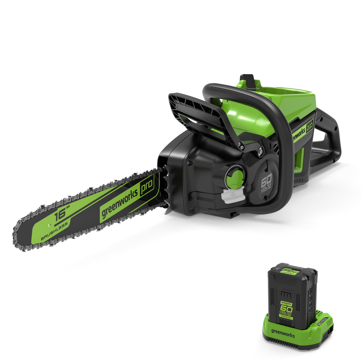 60V Tronçonneuse 40cm - Batterie 4Ah