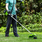POWERALL 48V (24V x 2) Débroussailleuse à guidon double 38cm - Sans batterie