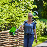 POWERALL 48V (24V x 2) Débroussailleuse à guidon double 38cm - Sans batterie