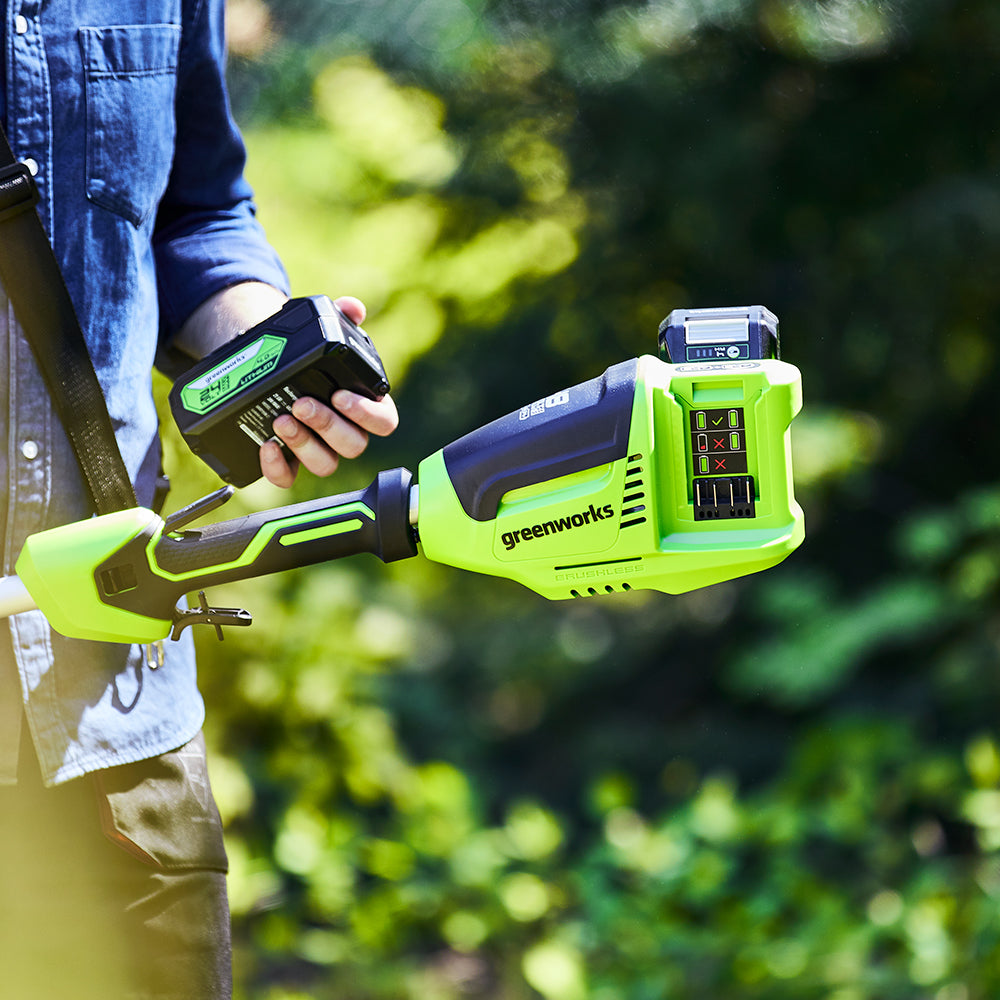 POWERALL 48V (24V x 2) Coupe-bordure 40cm - 2x Batteries 4Ah