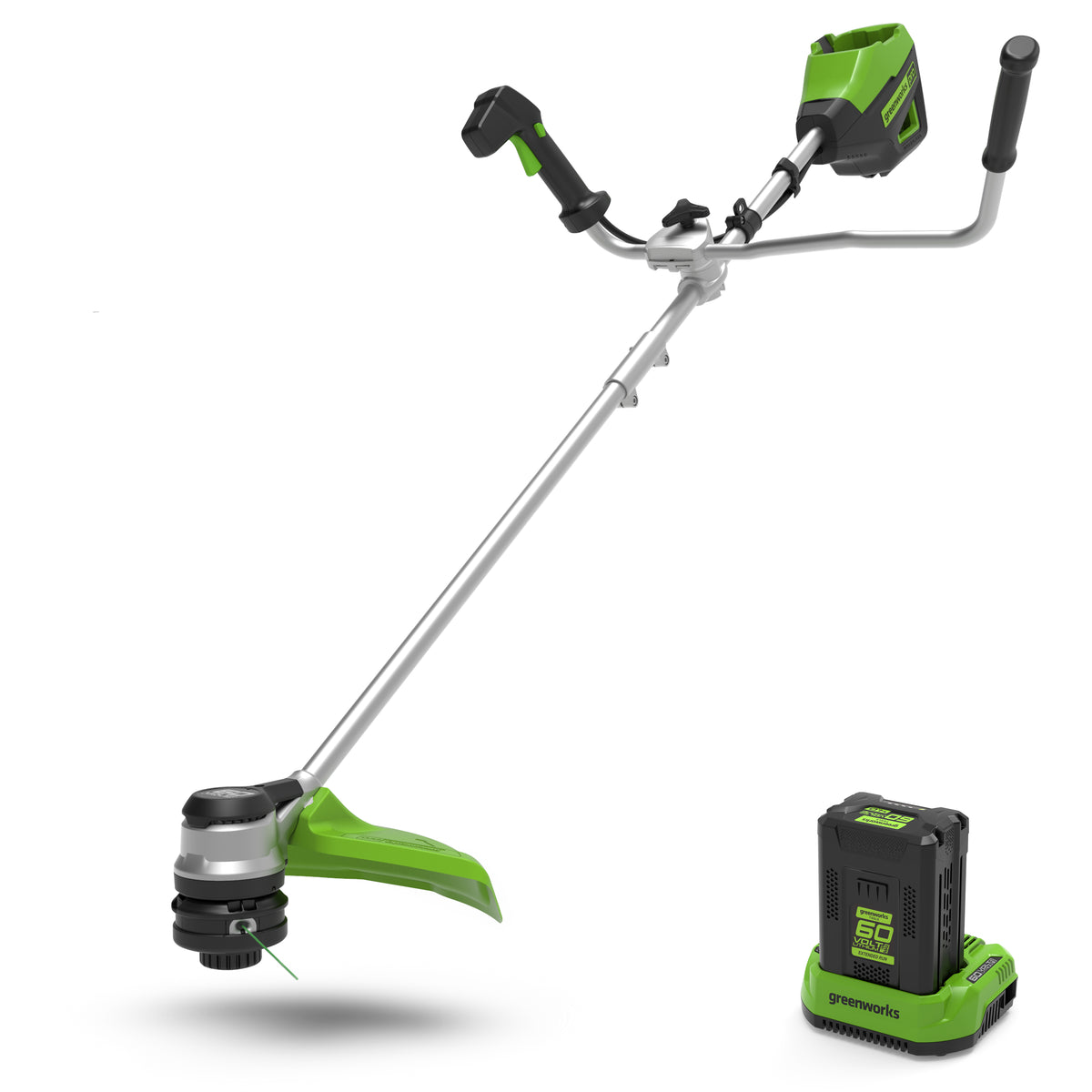 60V Débroussailleuse à guidon double 40cm - Batterie 4Ah