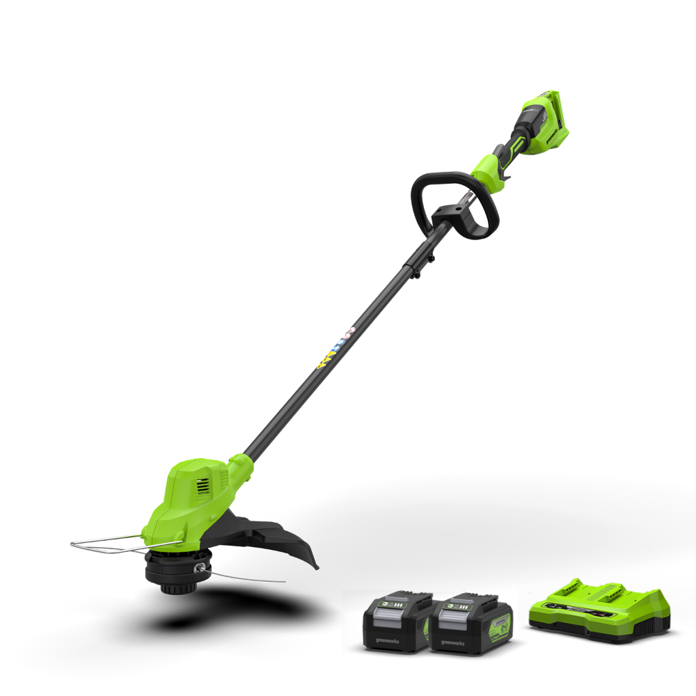 POWERALL 48V (24V x 2) Coupe-bordure 38cm - 2x Batteries 4Ah