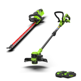POWERALL 24V Coupe-bordure 30cm + Taille-haie 61cm Kit