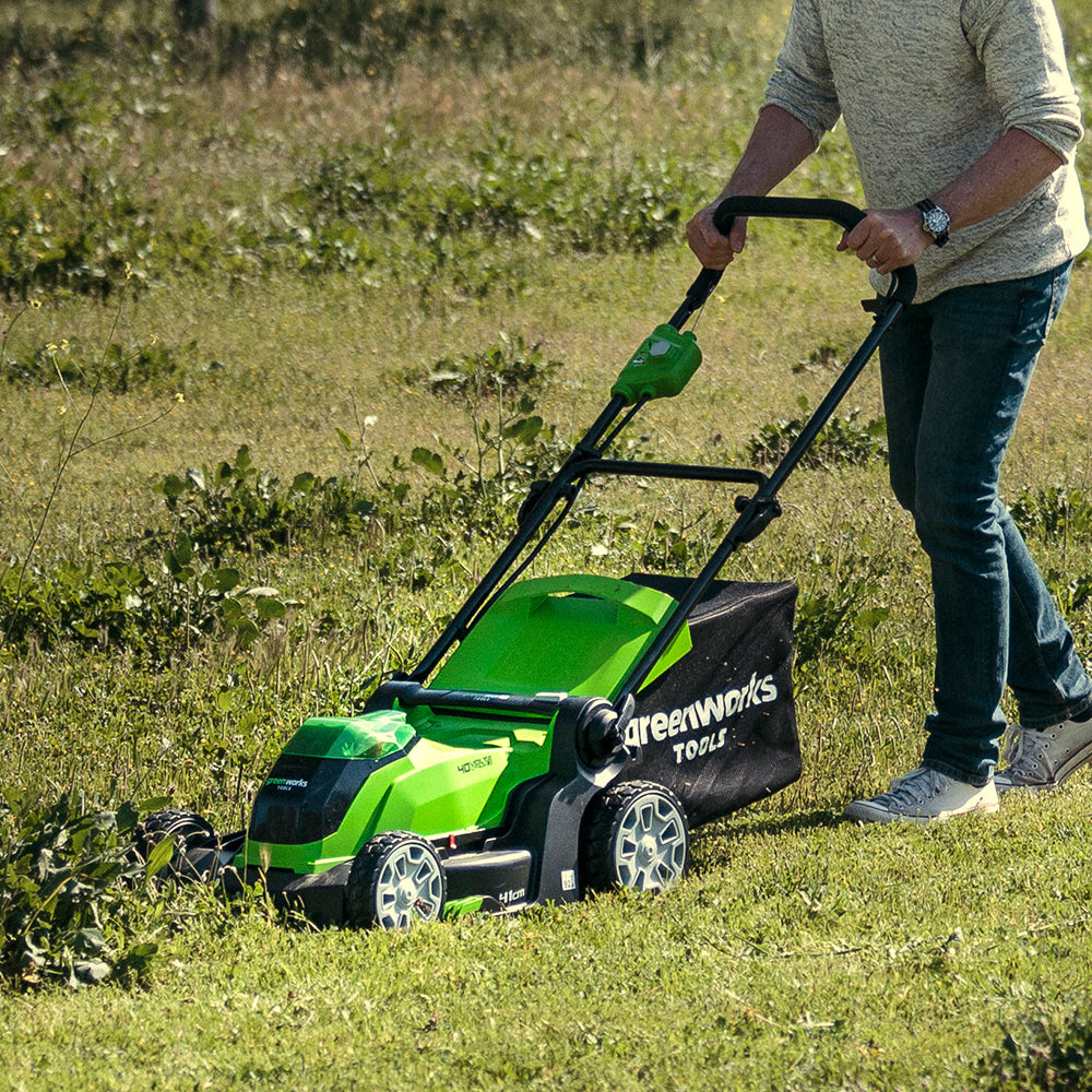 40V Tondeuse 41cm + Taille-haie 61cm Kit