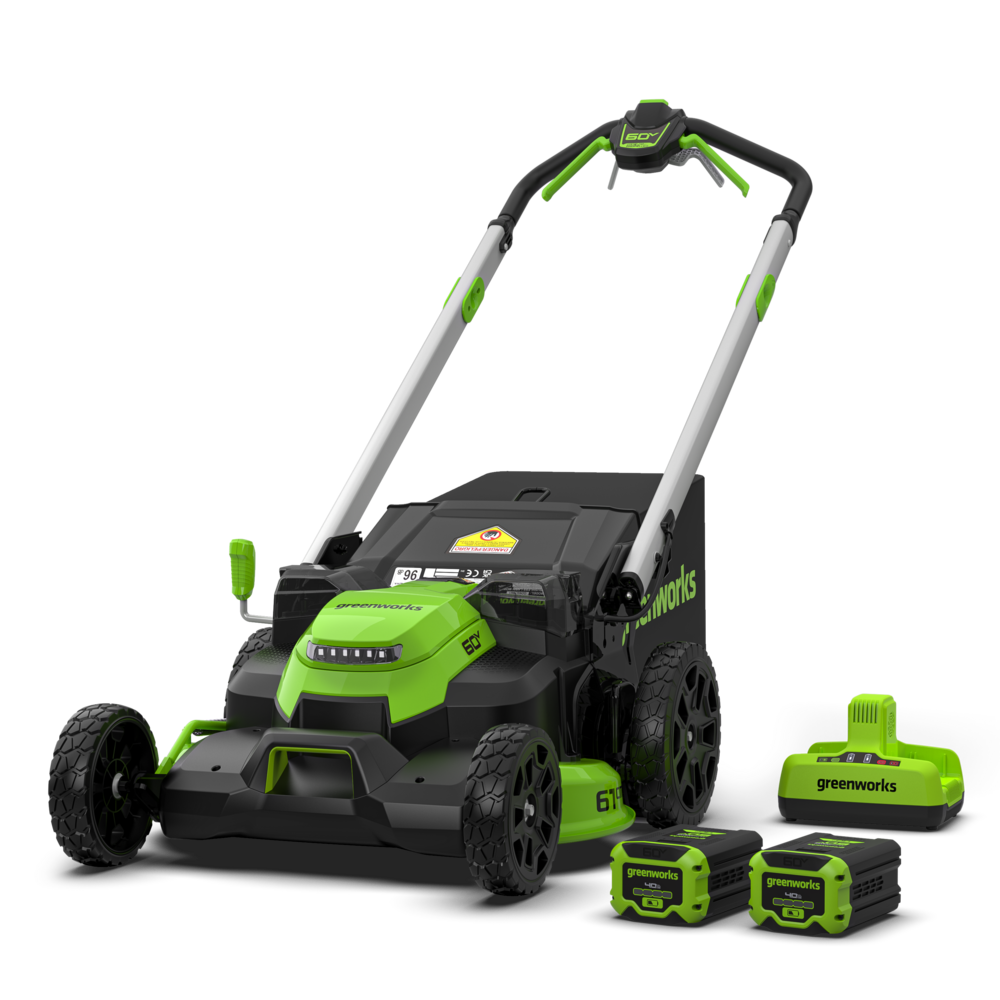 60V Tondeuse 61cm Autotractée - 2x Batteries 4Ah