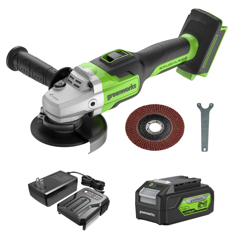 POWERALL 24V Meuleuse d'angle - Batterie 4Ah
