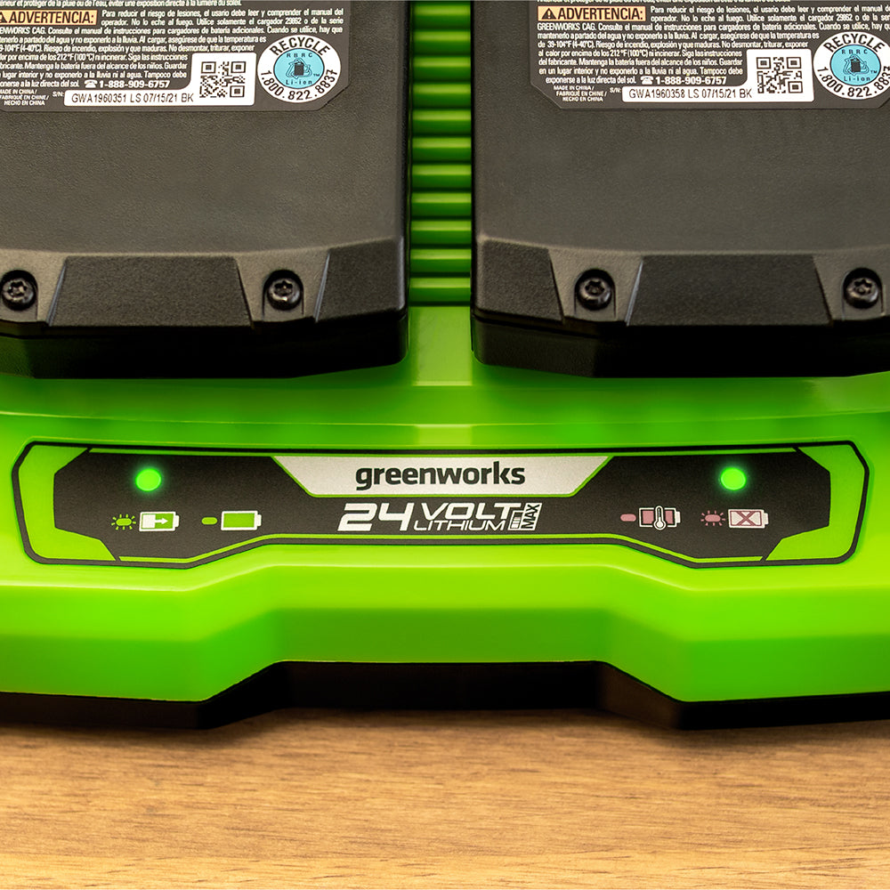 POWERALL 24V Kit de Démarrage Batteries 2x 2Ah + Double Chargeur