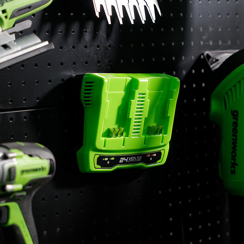  POWERALL 24V Kit de Démarrage Batteries 2x 4Ah + Double Chargeur