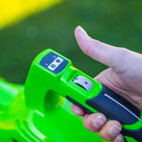 40V Souffleur / Aspirateur à feuilles 280 km/h - 2x Batteries 2Ah