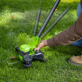 POWERALL 48V (24V x 2) Tondeuse Autotractée 46cm + Coupe-bordure 30cm Kit