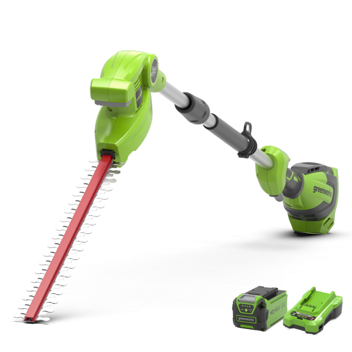 40V Taille-haies sur perche 51cm - Batterie 2Ah