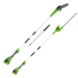 POWERALL 24V Élagueuse & taille-haie sur perche Gen. II - Batterie 4Ah