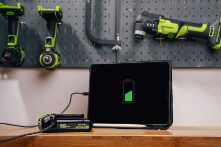 POWERALL 24V Kit de Démarrage 2x Batteries USB-C 2Ah + Chargeur 65W