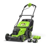 POWERALL 48V (24V x 2) Tondeuse 41cm - 2x Batteries 4Ah