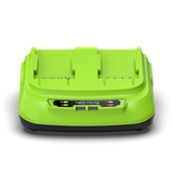 40V Chargeur rapide double emplacement 8A