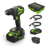 POWERALL 24V PRO Perceuse à percussion 60Nm - 2 Batteries
