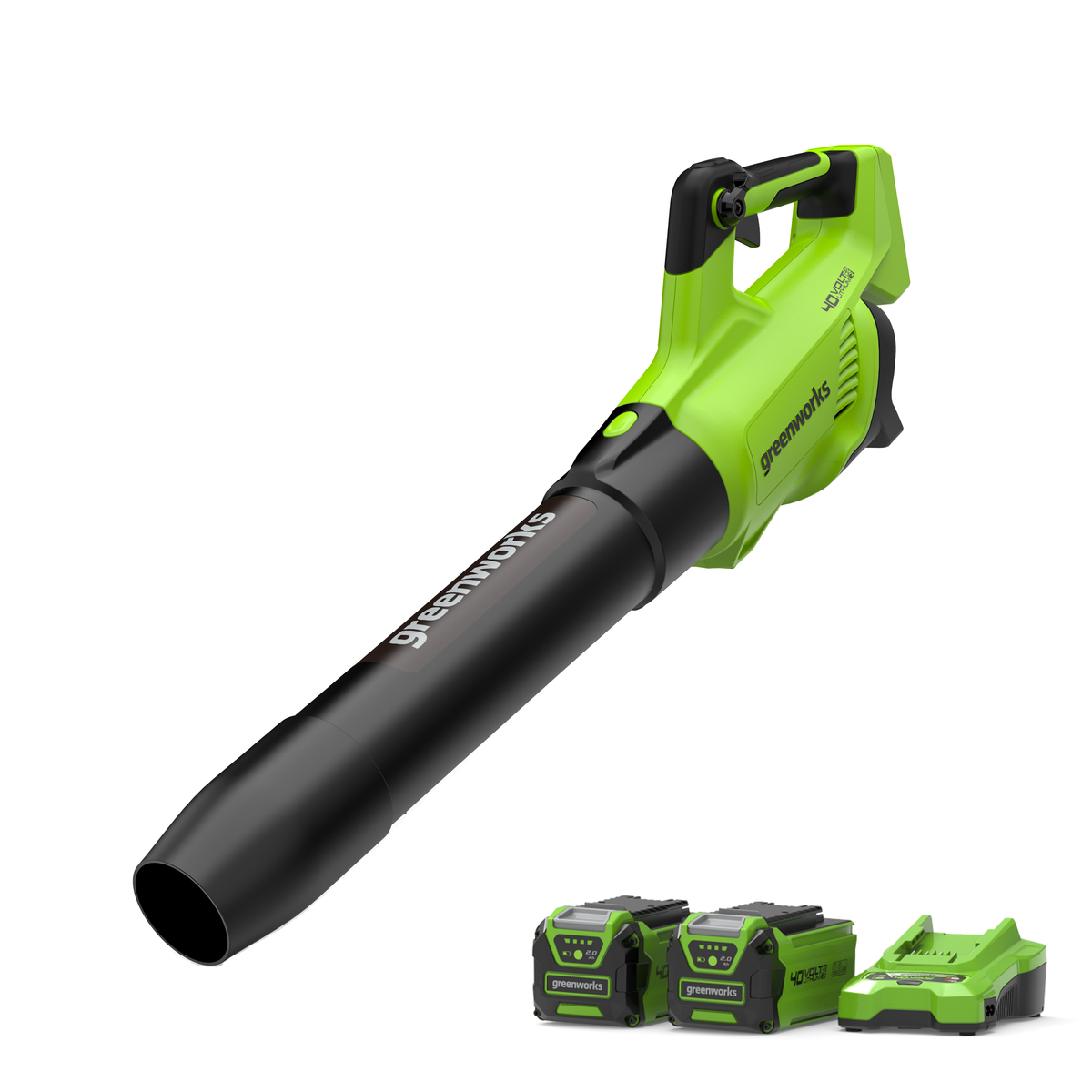40V Souffleur 210 km/h Gen. II - 2x Batteries 2Ah