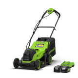 POWERALL 48V (24V x 2) Tondeuse 36cm - 2x Batteries 4Ah